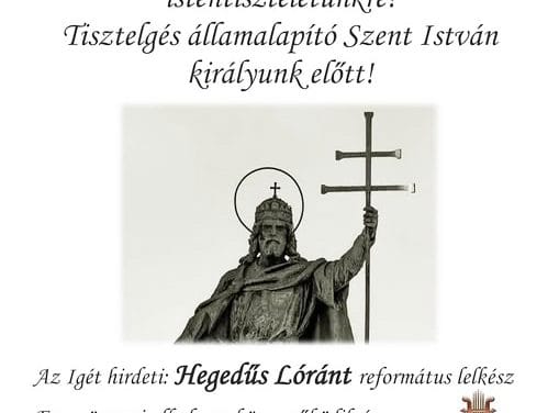 ÜNNEPI ISTENTISZTELET AZ ÚJ EZREDÉV KÖZPONTBAN