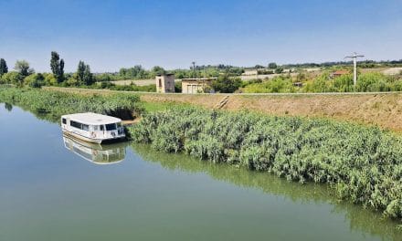 Vaporetto-val Temesvárról Utvinba – új kikötő épült a „La Pod Popas” terasz mellett