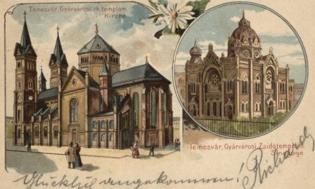 Cea mai veche carte poştală ilustrată apărută pe actualul teritoriu al României. A fost pusă în circulaţie la Timişoara, în anul 1891
