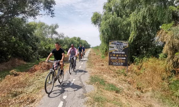 Se redeschide traseul velo Timișoara – Zrenjanin. Iubitorii de mișcare pot traversa din nou granița pe pista de biciclete de pe canalul Bega