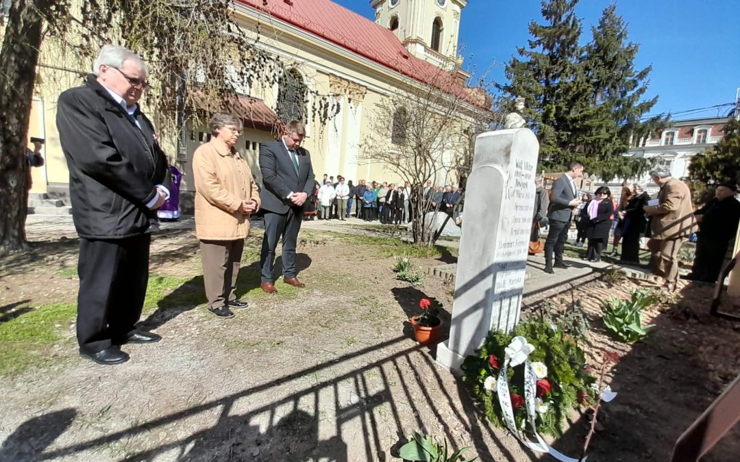 Un honved al Revoluției din 1848, readus în memoria Timișoarei. Mormântul lui Ferenc Hemmert a fost salvat și reinaugurat